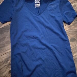 Nike Women's Royal Blue V-Neck Tee